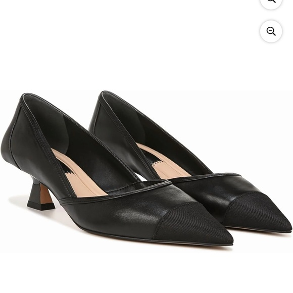 Franco Sarto Shoes - Franco Sarto L-Darcy Black Pointed Toe Heels